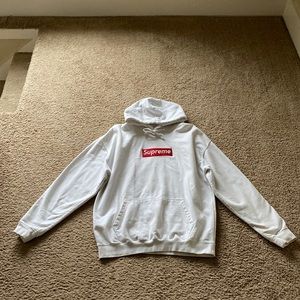 XL White Supreme Hoodie